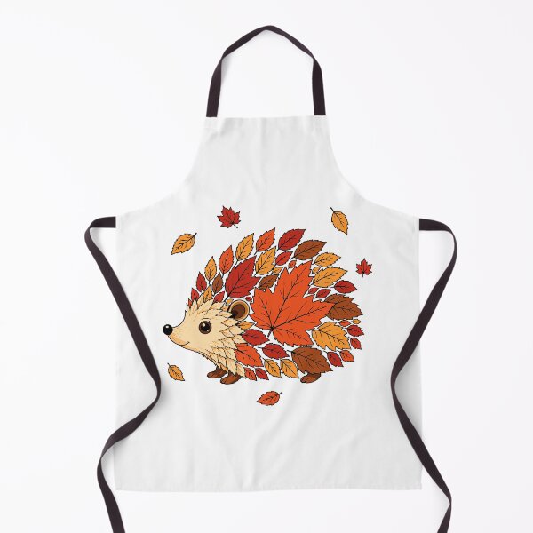 Item preview, Autumn Whirlwind— Hedgehog in a Swirl of Maple Leaves designed and sold by Krasnovaovaova.