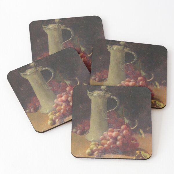 Item preview, Still life with grapes & pewter flagon designed and sold by SharonTheFirst.