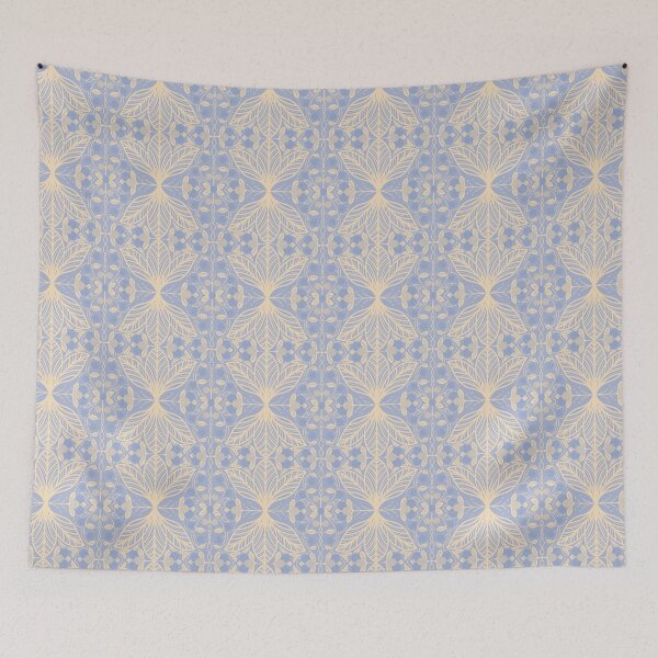 Item preview, Hydrangea Reverie – Powder Blue & Cream designed and sold by GrayishBird.