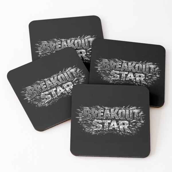 Item preview, Breakout Star - Cracked Stone Typography designed and sold by SidTastic .