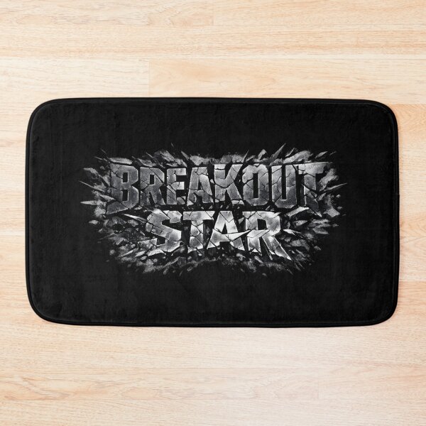 Item preview, Breakout Star - Cracked Stone Typography designed and sold by SidTastic .