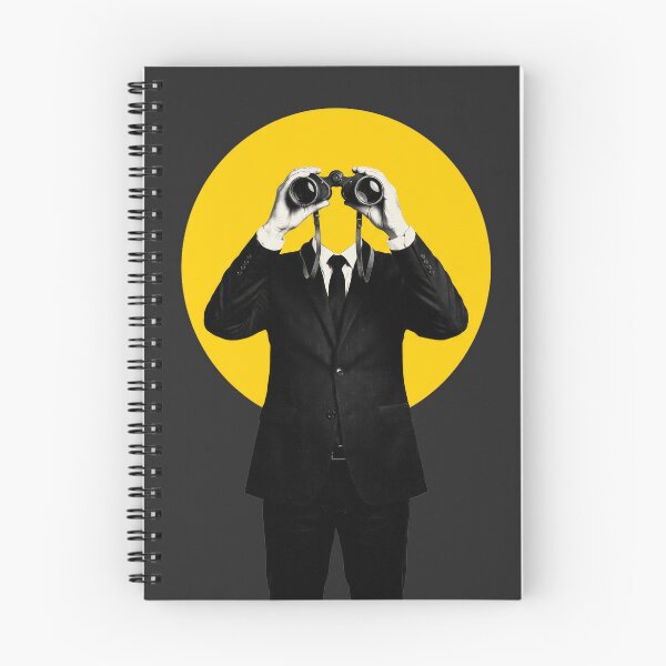 Item preview, Binoculars, Minimalist Digital Art, Business Concept. designed and sold by NutmegsDesign.
