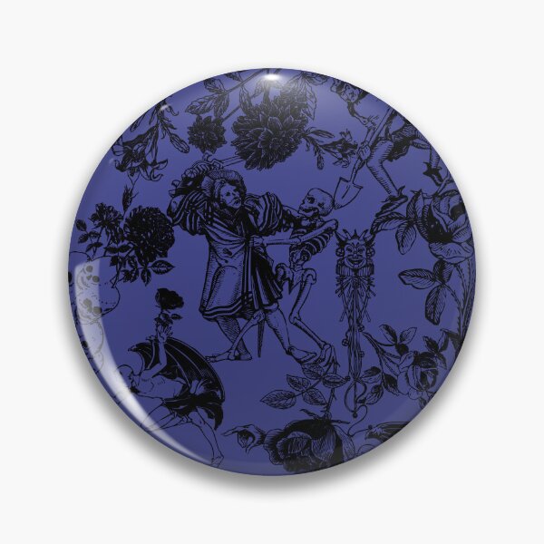 Item preview, Demons N' Roses Toile in Potion Purple and Black designed and sold by YesterdayColl.