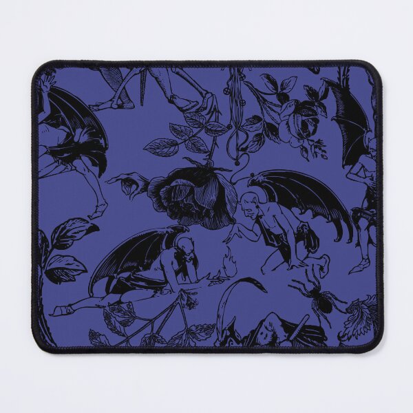 Item preview, Demons N' Roses Toile in Potion Purple and Black designed and sold by YesterdayColl.