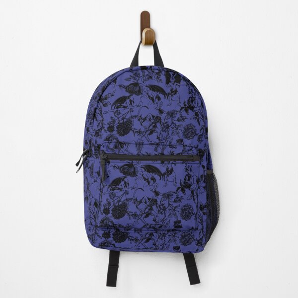 Item preview, Demons N' Roses Toile in Potion Purple and Black designed and sold by YesterdayColl.