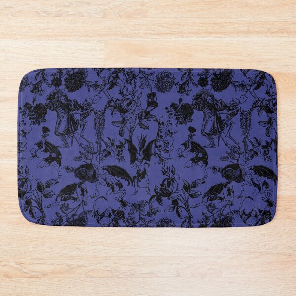Item preview, Demons N' Roses Toile in Potion Purple and Black designed and sold by YesterdayColl.