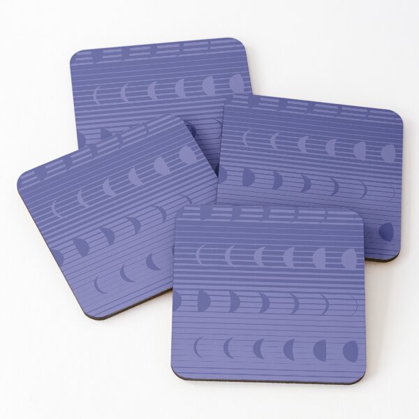 Item preview, Moon Phase Gradient in Tonal Periwinkle Purple designed and sold by YesterdayColl.