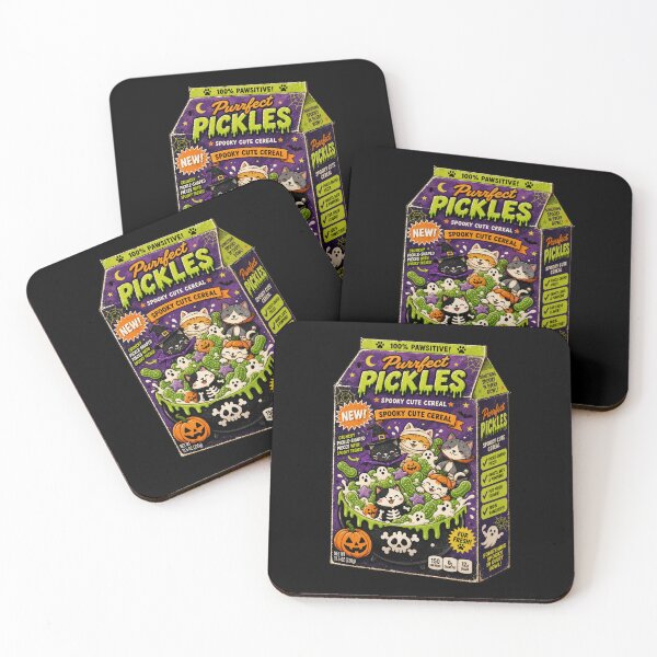 Item preview, Pickles Spooky Cereal Halloween Cats Funny designed and sold by JessArty ⭐⭐⭐⭐⭐.