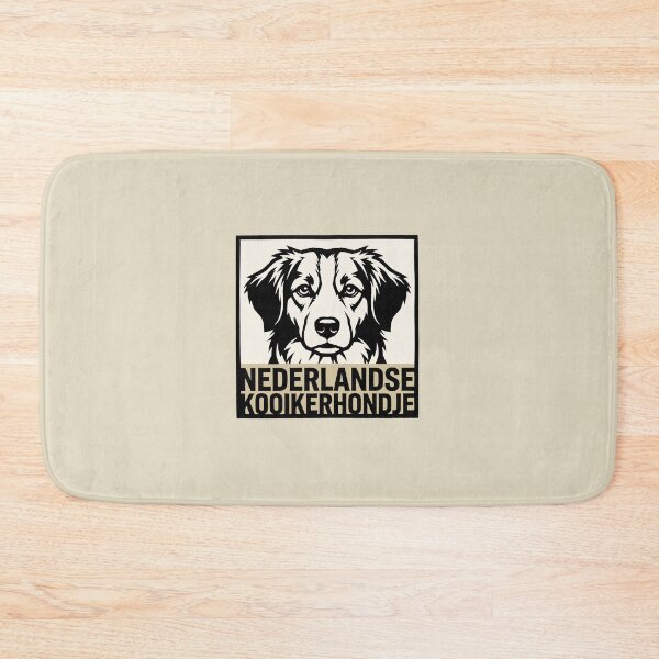 Item preview, Nederlandse Kooikerhondje Dog Breed Woodcut Linocut Art Portrait designed and sold by KiwiRider.