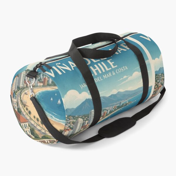 Item preview, Viña del Mar Chile Vintage Retro Travel Poster Art designed and sold by ElartedeNoel.