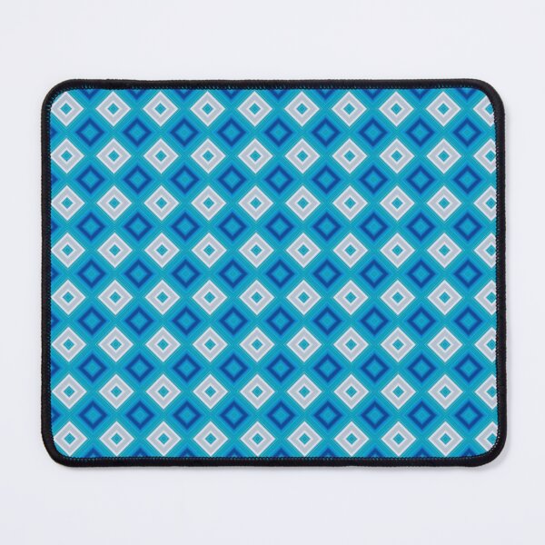 Item preview, Turquoise Diamond Lattice Pattern designed and sold by whimsiqueer.