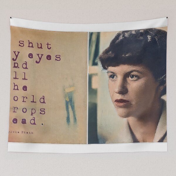 Item preview, I Shut My Eyes and All the World Drops Dead — Sylvia Plath designed and sold by Andrew Freeman.
