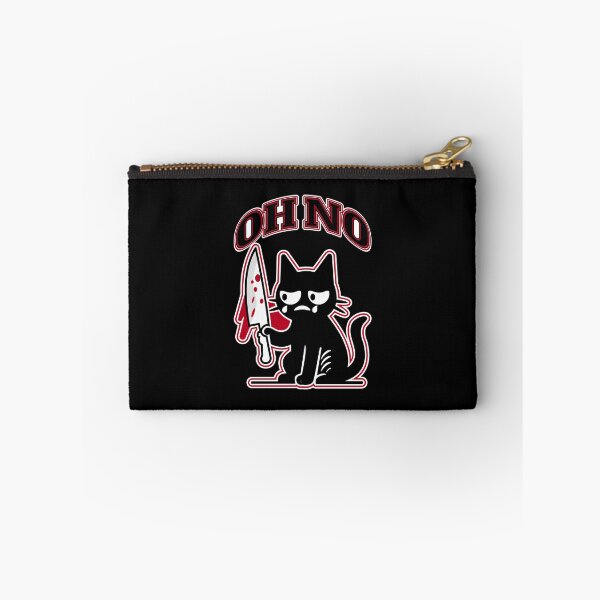Item preview, Guilty Black Cat with Knife Humor Design designed and sold by AhmedZouita.