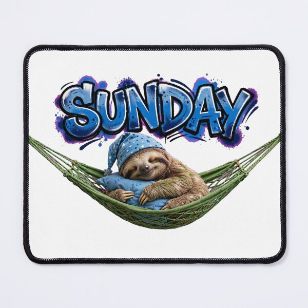 Item preview, Sunday Graffiti Sleepy Sloth Hammock designed and sold by Surviving Monday Club.