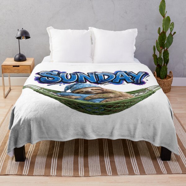 Item preview, Sunday Graffiti Sleepy Sloth Hammock designed and sold by Surviving Monday Club.