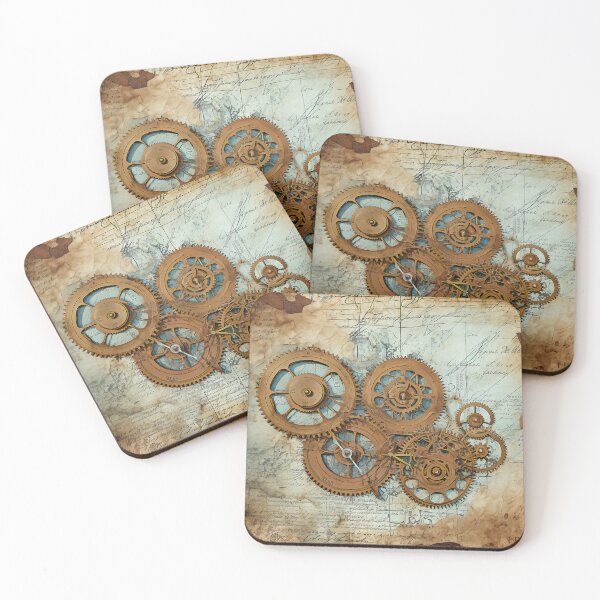 Item preview, Antique Mechanical Gears Engineering Manuscript designed and sold by BrandonArtWorld.