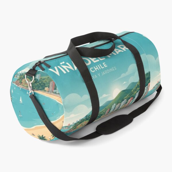 Item preview, Viña del Mar Chile Vintage Retro Travel Poster Art designed and sold by ElartedeNoel.