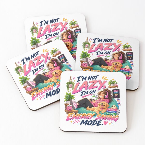 Item preview, I’m Not Lazy, I’m on Energy-Saving Mode - Girl designed and sold by Strongermind.