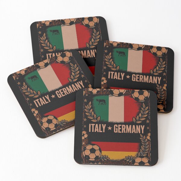 Item preview, Italy vs Germany Retro Football Art Poster designed and sold by Nexus Space.