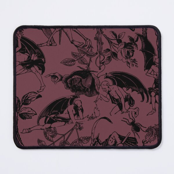 Item preview, Demons N' Roses Toile in Goth Reddish Purple + Black designed and sold by YesterdayColl.
