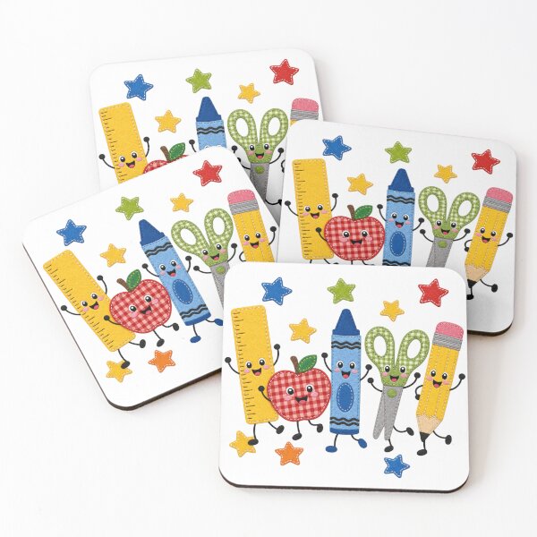 Item preview, Cute School Supplies Squad Patchwork - Back to School Teacher T-Shirt designed and sold by Evercrest Life.
