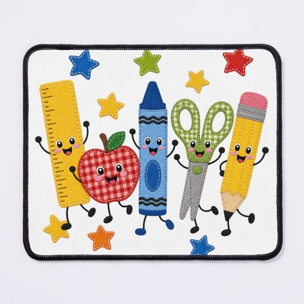 Item preview, Cute School Supplies Squad Patchwork - Back to School Teacher T-Shirt designed and sold by Evercrest Life.