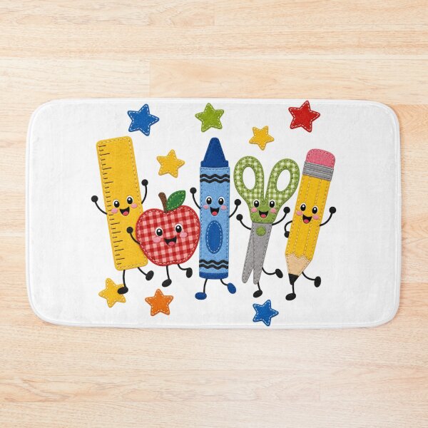Item preview, Cute School Supplies Squad Patchwork - Back to School Teacher T-Shirt designed and sold by Evercrest Life.