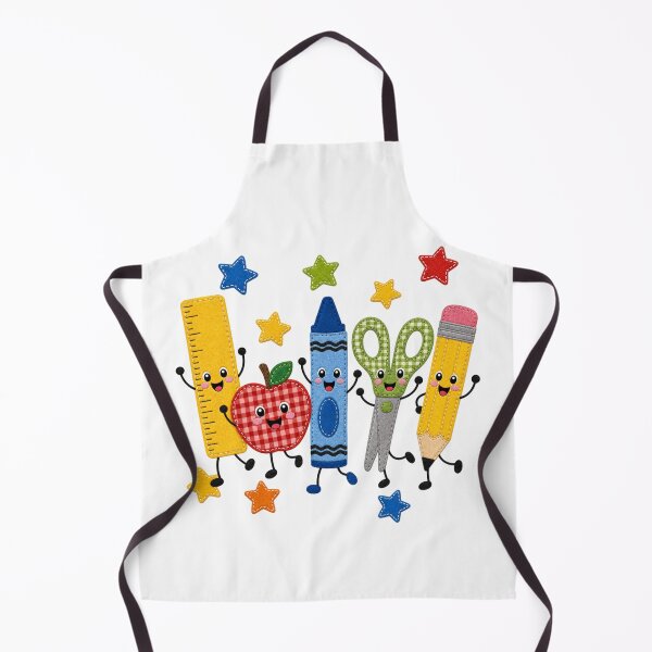 Item preview, Cute School Supplies Squad Patchwork - Back to School Teacher T-Shirt designed and sold by Evercrest Life.