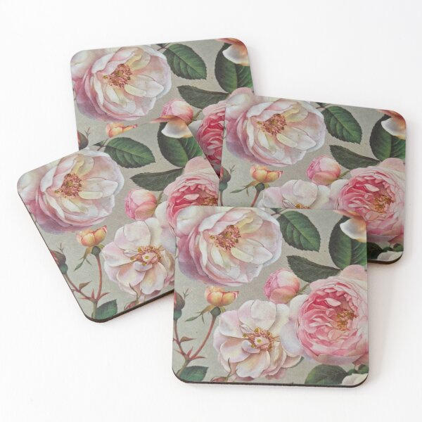 Item preview, Vintage Pink Rose Print designed and sold by Vintage-Lady65.