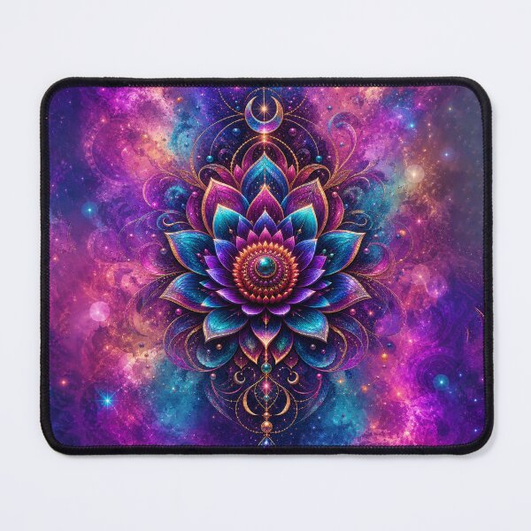 Item preview, Cosmic Lotus Sacred Geometry Celestial Mandala designed and sold by Kaurisdigital.