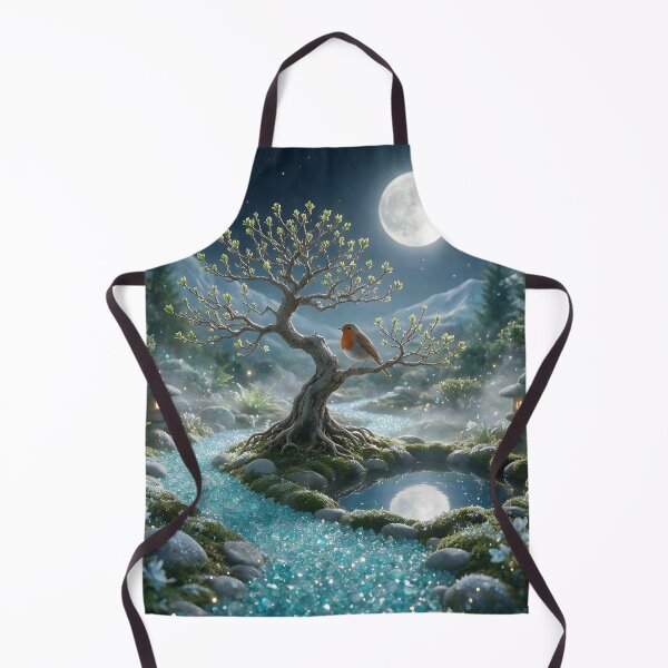 Item preview, March Aquamarine Zen Garden – Robin Moon Crystal Art designed and sold by Roanemermaid.