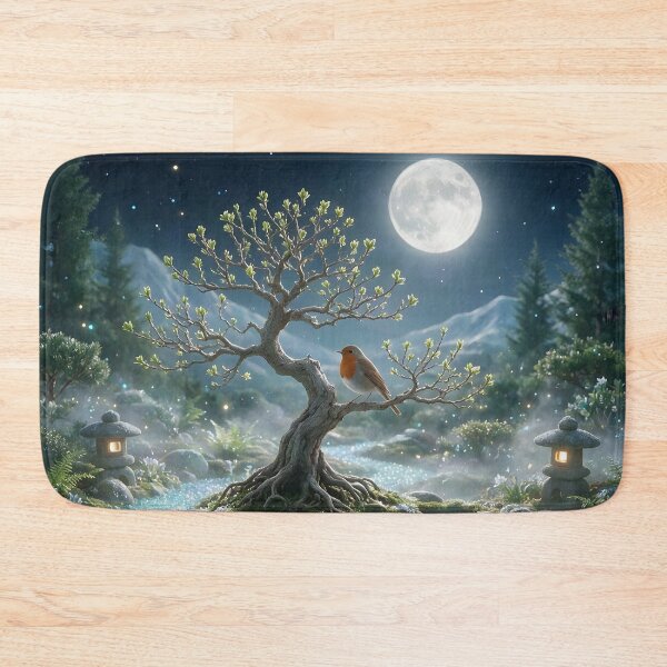 Item preview, March Aquamarine Zen Garden – Robin Moon Crystal Art designed and sold by Roanemermaid.