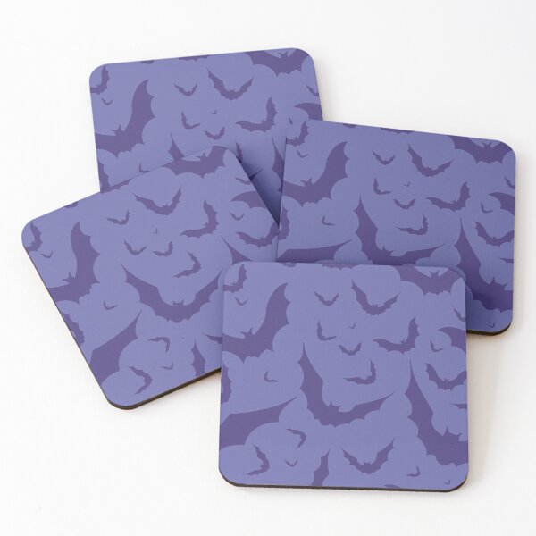 Item preview, Bat Attack in Tonal Potion Purple + Periwinkle designed and sold by YesterdayColl.