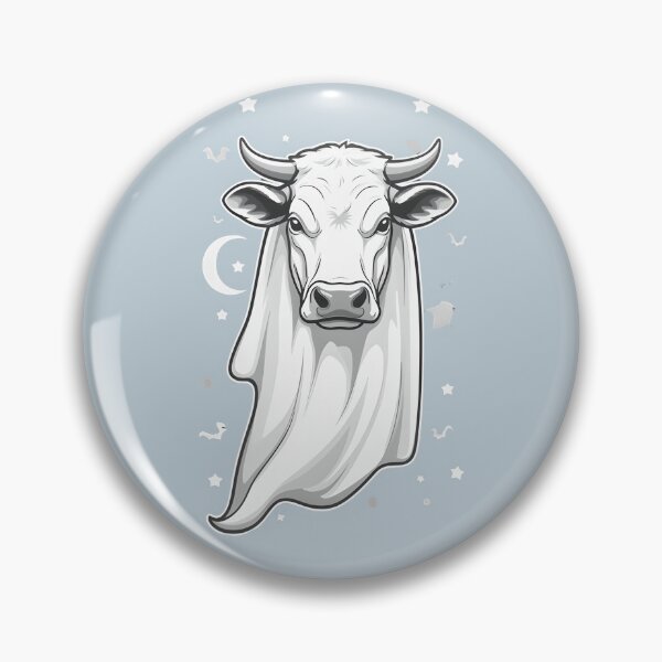 Item preview, Cow ghost - Scary Halloween designed and sold by ParadoxParadox.