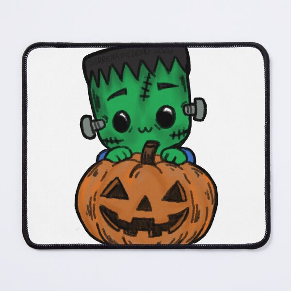 Item preview, Frankenstein’s monster with pumpkin designed and sold by Serrenathedead-.