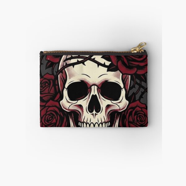 Item preview, Skull with roses designed and sold by conamor-bymel.