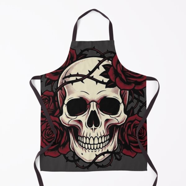 Item preview, Skull with roses designed and sold by conamor-bymel.