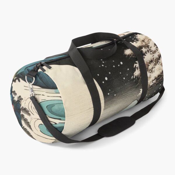 Item preview, Japanese Moonlit Garden Woodblock Landscape designed and sold by BrandonArtWorld.