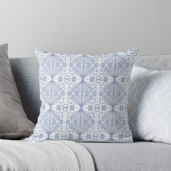 Item preview, Hydrangea Reverie –  Blue and White designed and sold by GrayishBird.