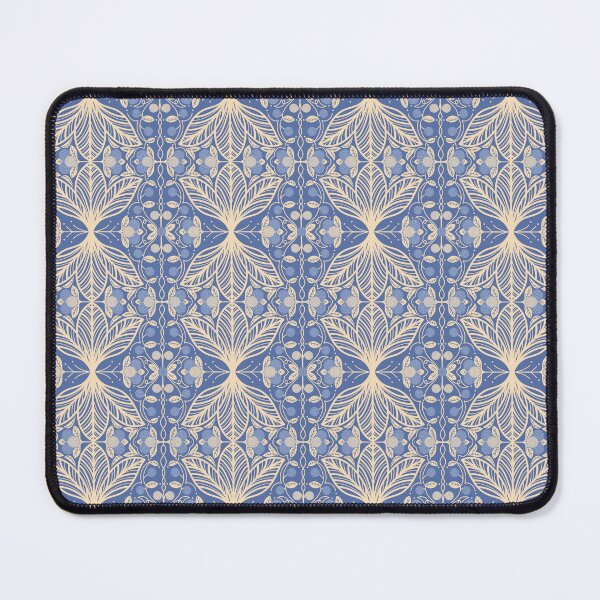 Item preview, Hydrangea Reverie – Dark Blue & Cream designed and sold by GrayishBird.
