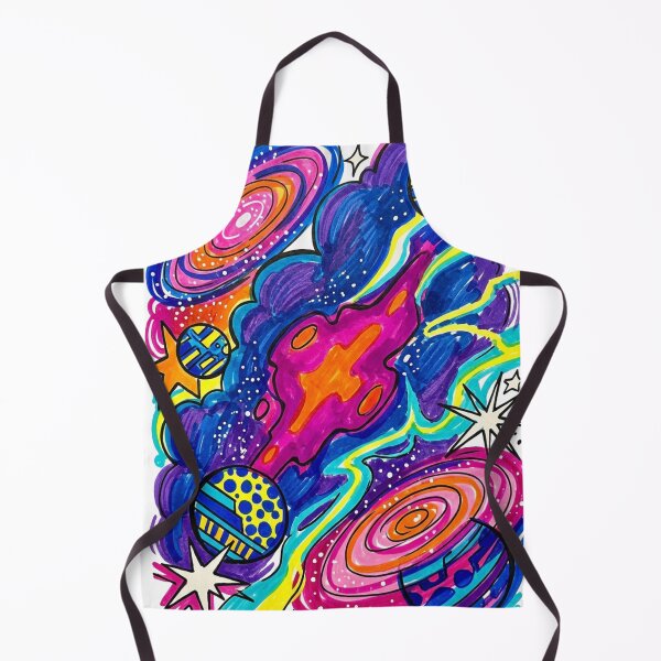 Item preview, Retro Psychedelic Neon Space Trip designed and sold by JonelleTshirts.