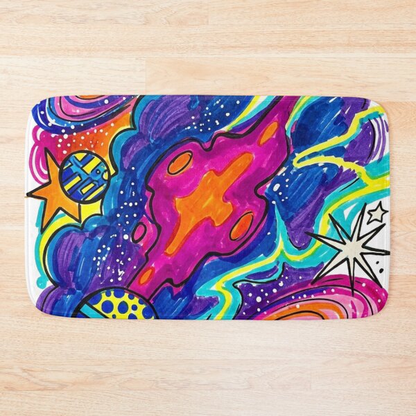 Item preview, Retro Psychedelic Neon Space Trip designed and sold by JonelleTshirts.