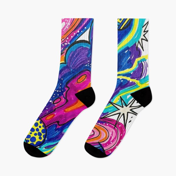 Item preview, Retro Psychedelic Neon Space Trip designed and sold by JonelleTshirts.