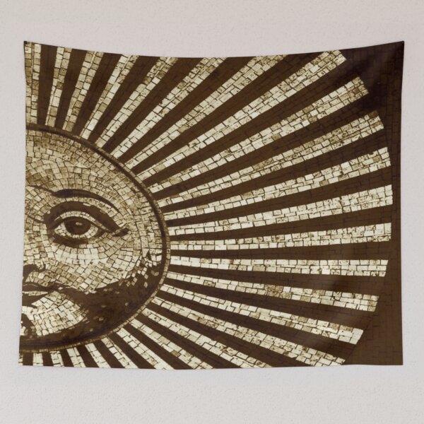 Item preview, Vintage Celestial Sun Mosaic designed and sold by SimplebutSweet.