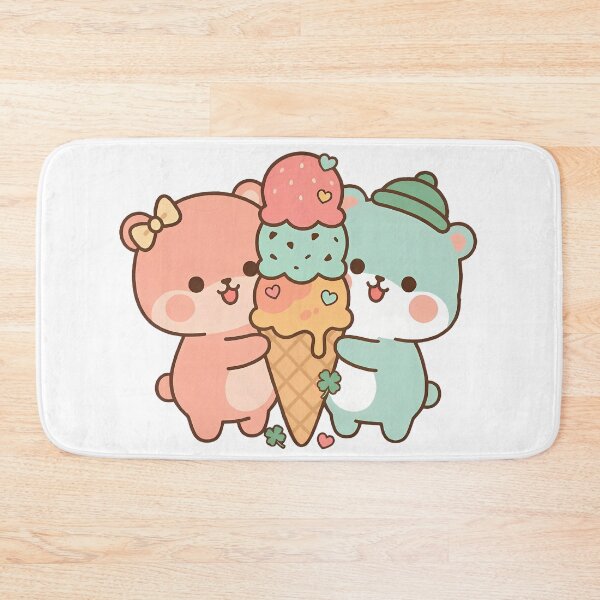 Item preview, Kawaii Bears and Giant Ice Cream Cone designed and sold by Cuddly-Critters.
