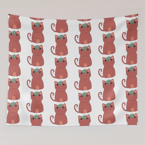 Item preview, Strawberry cat designed and sold by Fuzzy-Frogg.