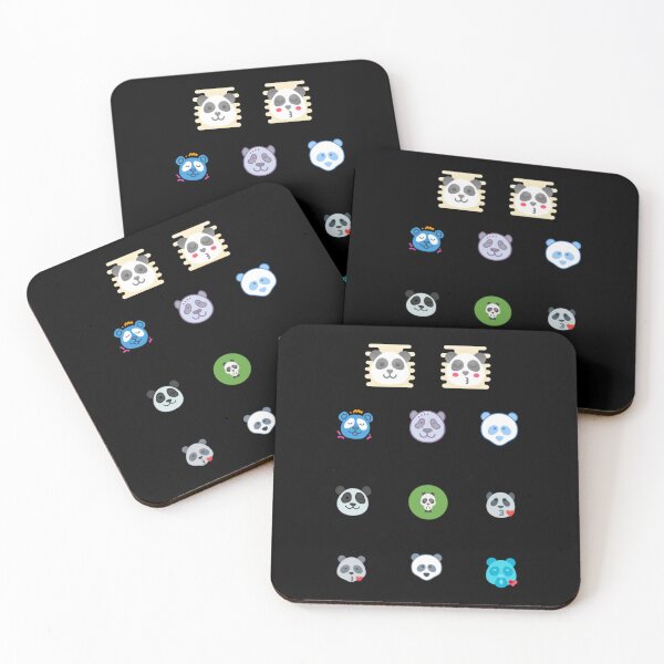 Item preview, Quirky Panda Emoji Sticker Pack - Colorful Animal Expressions designed and sold by Yasmine Mohammed.