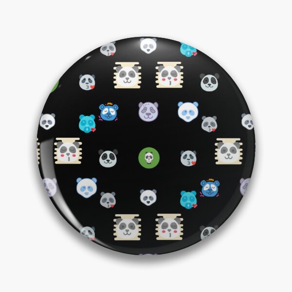 Item preview, Quirky Panda Emoji Sticker Pack - Colorful Animal Expressions designed and sold by Yasmine Mohammed.