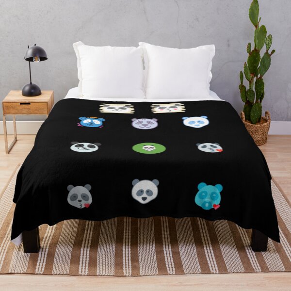 Item preview, Quirky Panda Emoji Sticker Pack - Colorful Animal Expressions designed and sold by Yasmine Mohammed.
