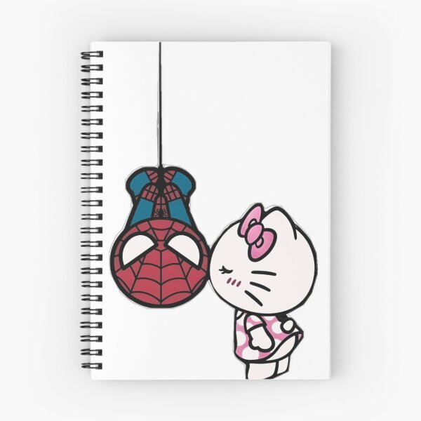 Item preview, Cute Spider-Man & Hello Kitty Upside Down Kiss designed and sold by Sami Youmour.